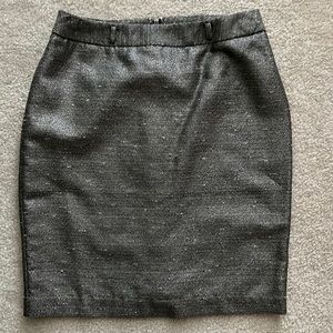 Silver Gray shiny skirt